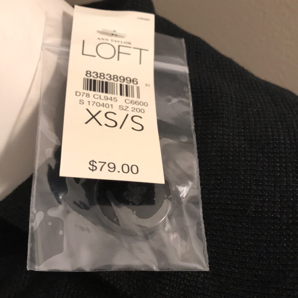 NWT LOFT Poncho Sweater SIZE XS/S - Picture 2 of 6